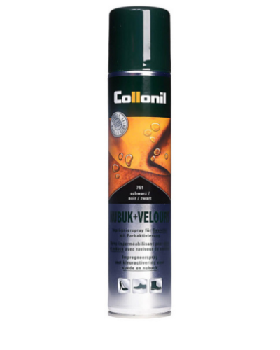 Черен спрей за набук и велур COLLONIL