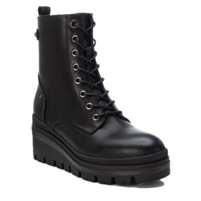 Дамски кожени боти на платформа CARMELA