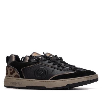 Дамски черни маратонки CARMELA