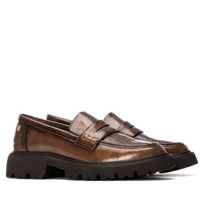 Дамски мокасини лак CARMELA