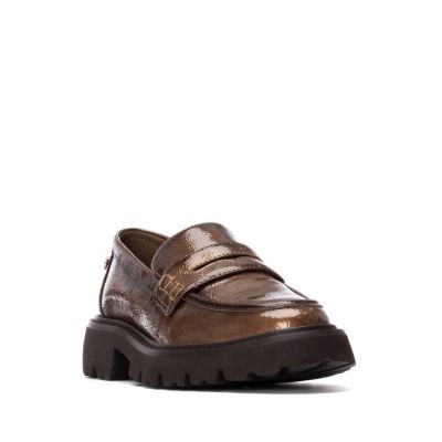 Дамски мокасини лак CARMELA