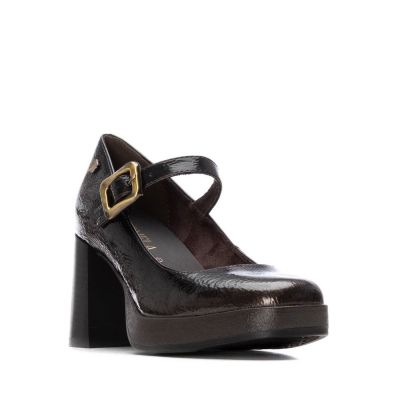 Дамски сиви обувки лак CARMELA