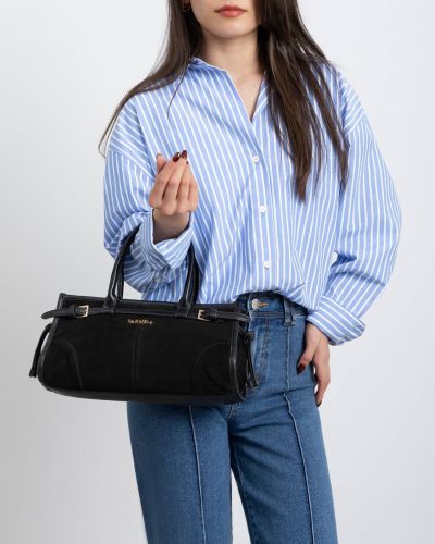 Дамска черна чанта  CARMELA