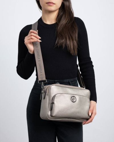 Дамска сребриста чанта CARMELA 