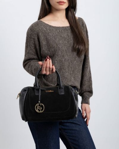 Дамска черна чанта CARMELA