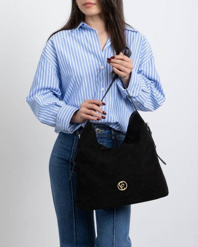 Дамска черна чанта CARMELA