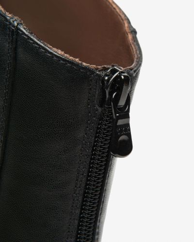 Дамски черни кожени боти NeroGiardini