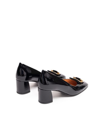 Дамски черни обувки лак DFC RELAX