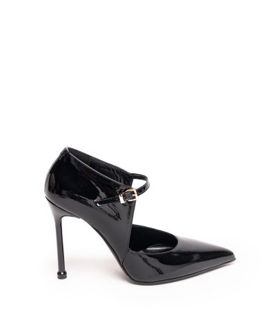 Дамски черни обувки лак ALBANO