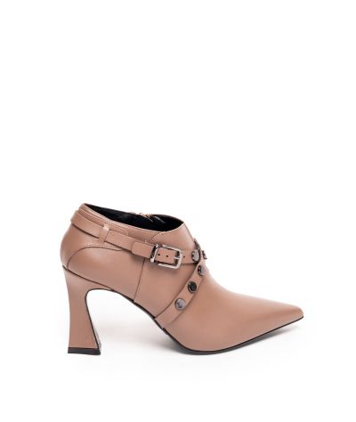 Дамски кожени обувки на ток ALBANO