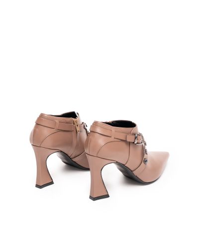 Дамски кожени обувки на ток ALBANO