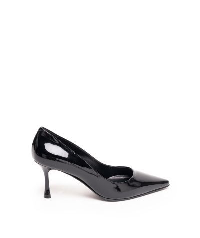 Дамски черни обувки лак ALBANO