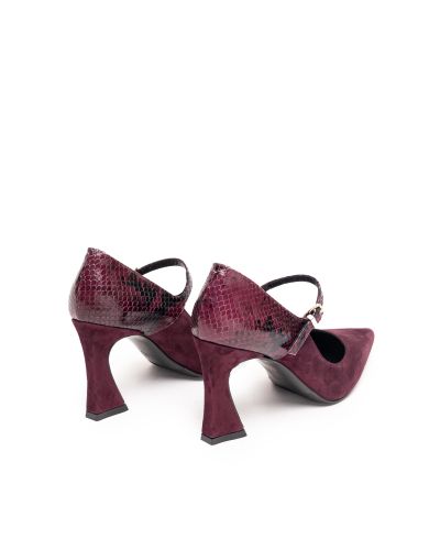 Дамски обувки на ток бордо ALBANO