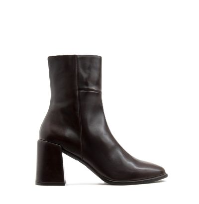 Дамски черни кожени боти ANGEL ALARCON