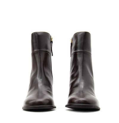 Дамски черни кожени боти ANGEL ALARCON