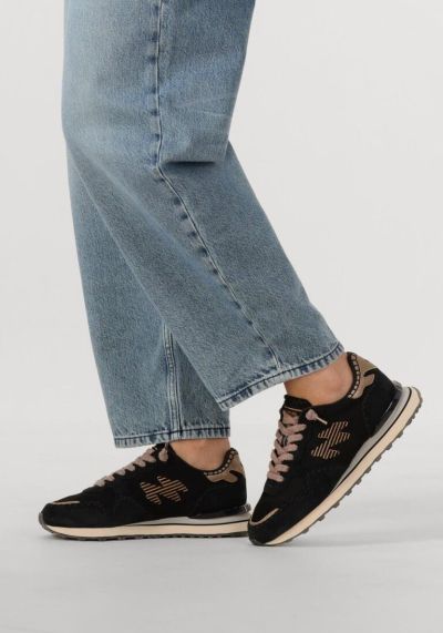 Дамски тъмносини кожени маратонки MARIPE