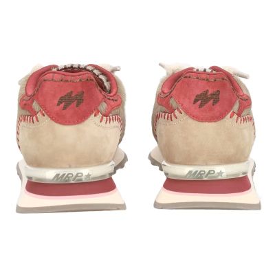 Дамски бежови кожени маратонки MARIPE