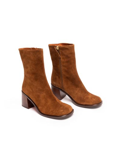 Дамски велурени боти ANGEL ALARCON