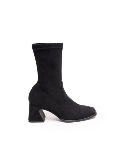 Дамски черни ластични боти ANGEL ALARCON