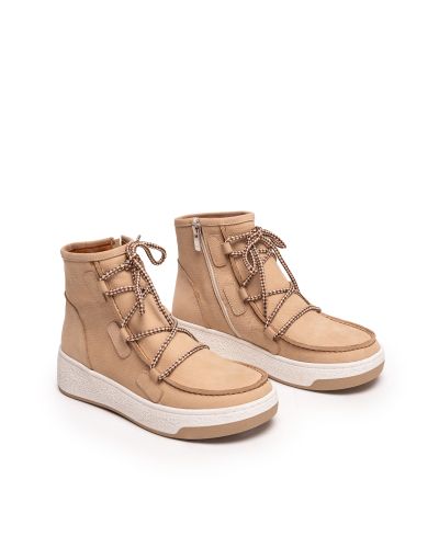 Дамски бежови боти SAFE STEP