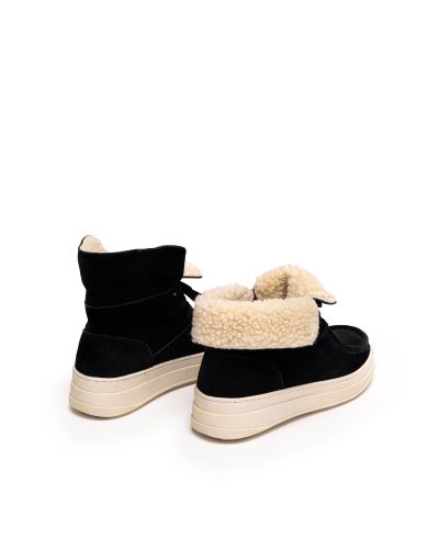 Дамски велурени боти с вълна SAFE STEP