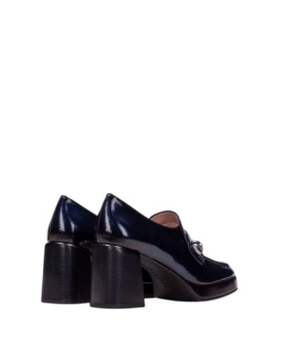 Дамски тъмносини обувки HISPANITAS лак