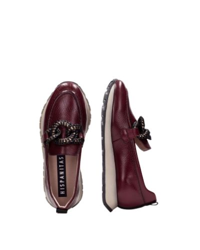 Дамски кожени спортни мокасини HISPANITAS