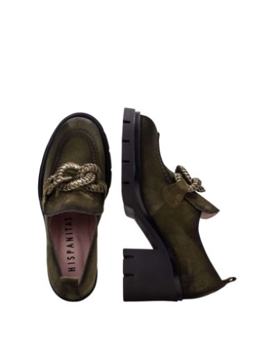 Дамски велурени мокасини HISPANITAS