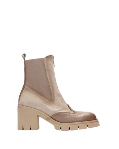 Дамски бежови боти HISPANITAS