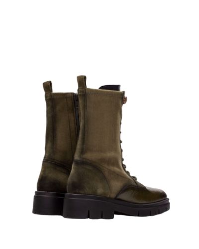 Дамски масленозелени боти HISPANITAS