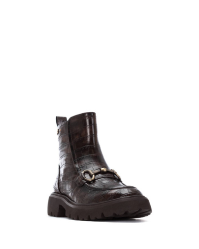 Дамски тъмнокафяви боти CARMELA