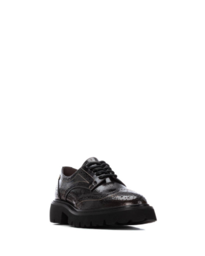 Дамски тъмносиви обувки лак CARMELA