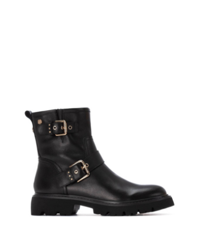 Дамски черни кожени боти CARMELA