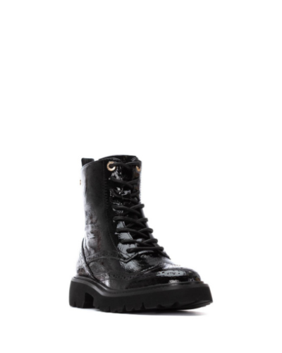 Дамски черни лачени боти CARMELA