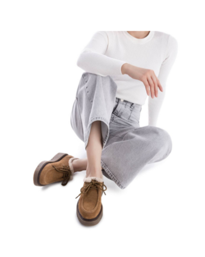 Дамски велурени мокасини CARMELA