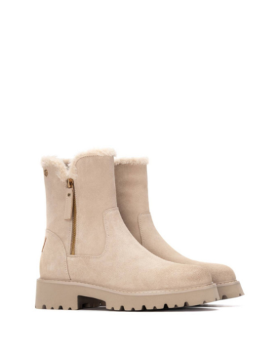 Дамски бежови боти CARMELA