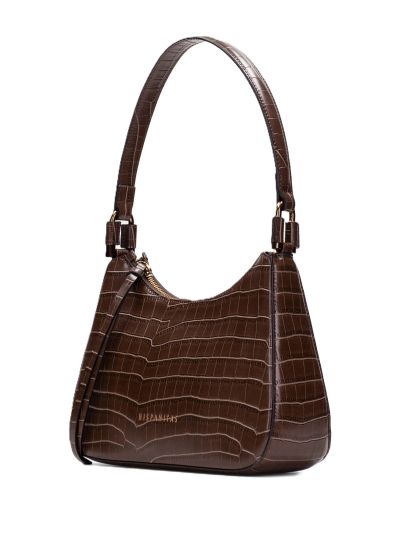 Дамска тъмнокафява чанта HISPANITAS