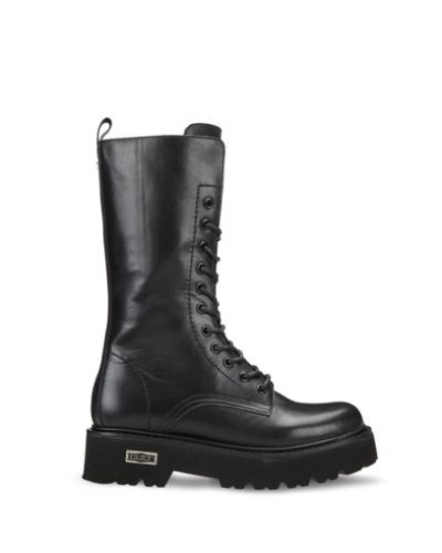 Дамски черни кожени кубинки CULT