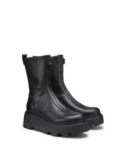 Дамски черни кожени боти CULT