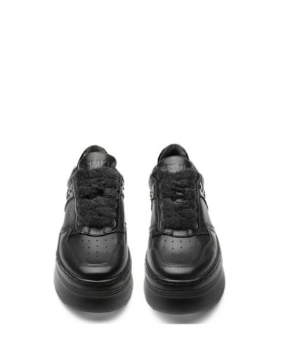 Дамски черни кожени обувки CULT