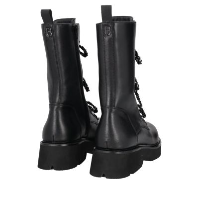 Дамски черни кожени боти TOSCA BLU