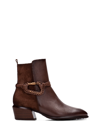 Дамски кафяви боти HISPANITAS