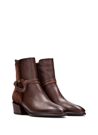 Дамски кафяви боти HISPANITAS