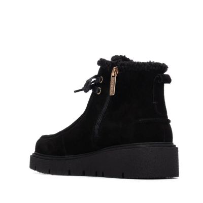 Дамски черни велурени боти CARMELA