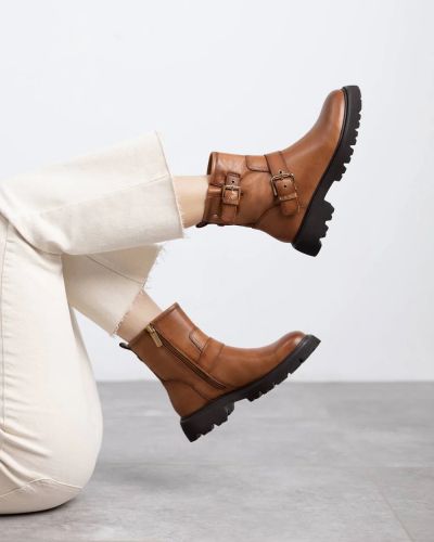 Дамски кожени боти CARMELA