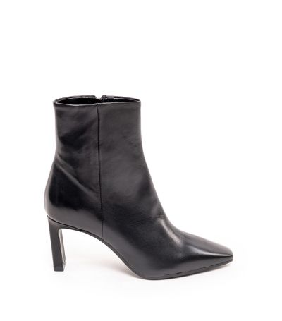 Дамски черни кожени боти BIANCA DI