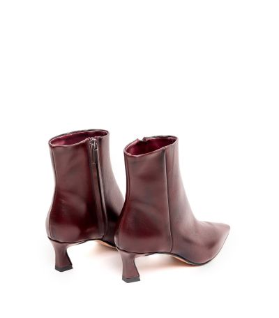 Дамски кожени боти бордо BIANCA DI