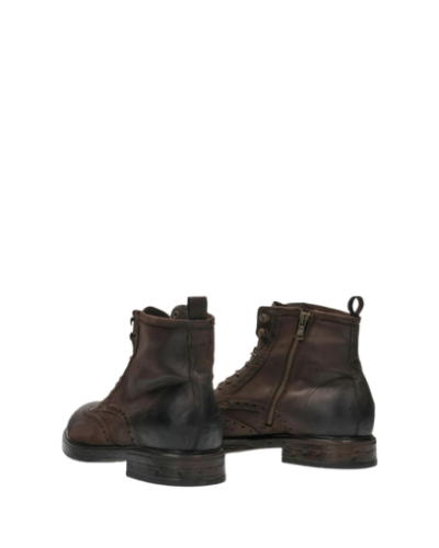 Мъжки тъмнокафяви кожени боти KEBO