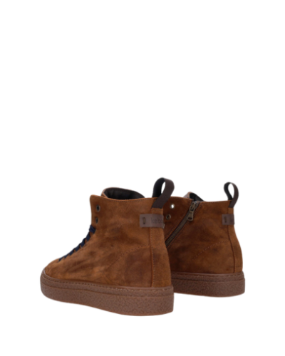  Мъжки кафяви велурени боти KEBO