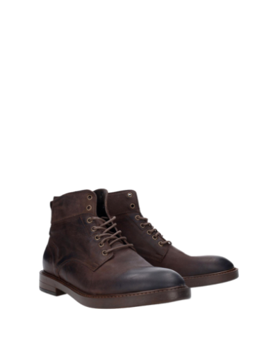 Мъжки тъмнокафяви кожени боти KEBO